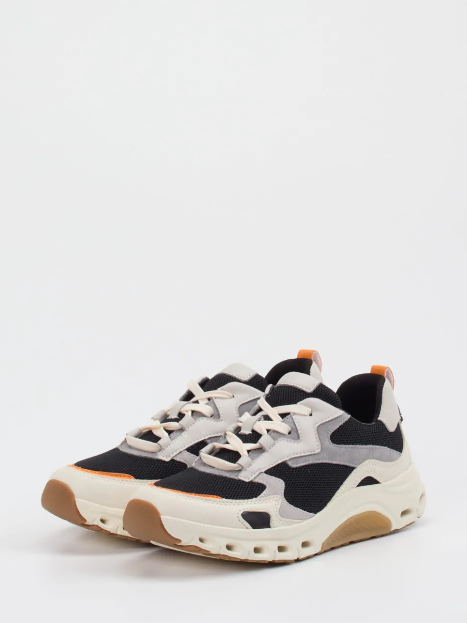 Damen Gabor Comfort – Sneaker aus Kalbleder mit Mesh-Einsätzen