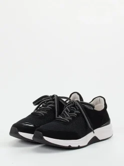 Damen Gabor Comfort – Sneaker aus Velours und Mesh