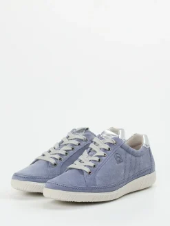 Damen Gabor Comfort – Sneaker aus Veloursleder jeans