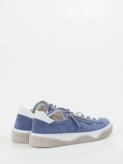 Damen Gabor Comfort – Sneaker aus Nubukleder in Jeans