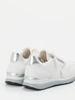 Damen Gabor Comfort – Sneaker aus Kalbleder metallic