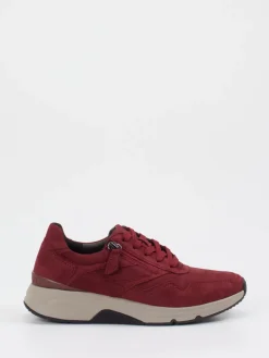– Sneaker aus Nubukleder Bordeaux*Gabor Comfort Outlet