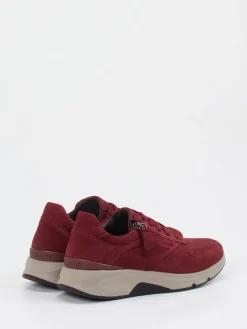 – Sneaker aus Nubukleder Bordeaux*Gabor Comfort Outlet