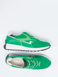 – Sneaker aus Veloursleder gras*Gabor Comfort Outlet