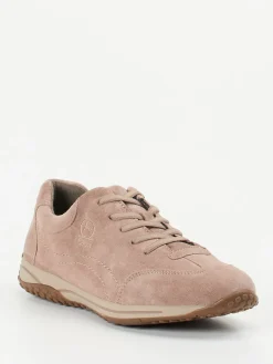 Damen Gabor Comfort – Sneaker aus Veloursleder Rosébeige