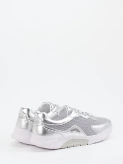 Damen Gabor Comfort – Sneaker aus Textil mit Metallic-Optik