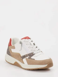 – Sneaker aus Leder mit Animalprint*Gabor Comfort Hot