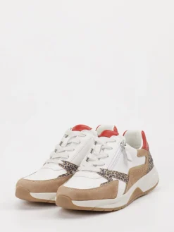 – Sneaker aus Leder mit Animalprint*Gabor Comfort Hot