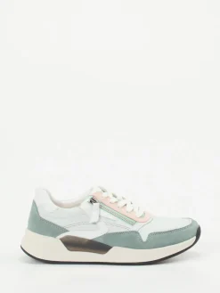 Damen Gabor Comfort – Sneaker aus Kalbleder in Mintgrün