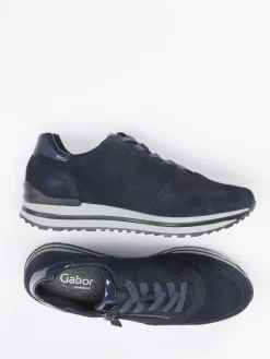 – Sneaker aus Veloursleder Dunkel*Gabor Comfort Best