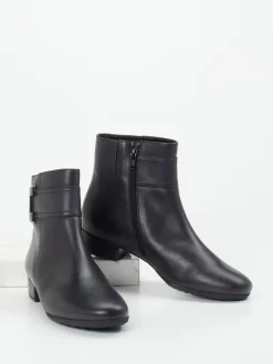 Damen Gabor Comfort – Stiefelette aus Kalbleder Tiefschwarz