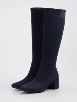 Damen Gabor Comfort – Stretchstiefel aus Textil dunkel