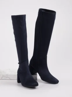 Damen Gabor Comfort – Stretchstiefel aus Textil dunkel