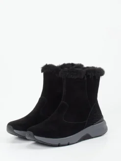 Damen Gabor Comfort – Winterboots aus Veloursleder