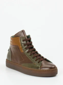 Herren Galizio Torresi – High-Top-Sneaker aus Kalbleder Dunkel