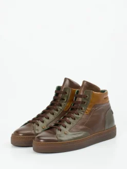 Herren Galizio Torresi – High-Top-Sneaker aus Kalbleder Dunkel