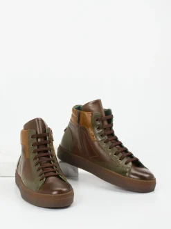 Herren Galizio Torresi – High-Top-Sneaker aus Kalbleder Dunkel