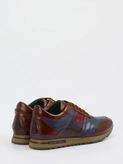 Herren Galizio Torresi – Leder-Sneaker aus Kalbleder Blaugrau