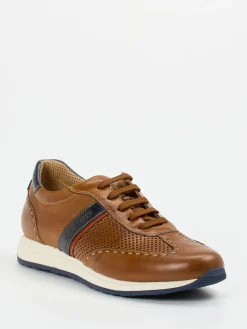 – Leder-Sneaker aus Kalbleder cognac*Galizio Torresi New