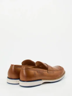 Herren Galizio Torresi – Loafer aus Kalbleder cognac