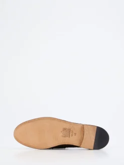 – Loafer aus Flechtleder Dunkel*Galizio Torresi Outlet