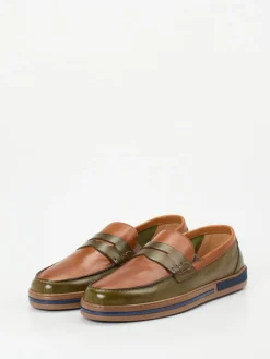 – Loafer aus Kalbleder Cognac*Galizio Torresi Sale