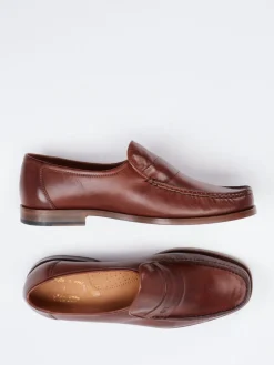 Herren Galizio Torresi – Loafer aus Kalbleder Kastanien