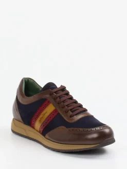 – Retro-Sneaker aus Velours- und Glattleder*Galizio Torresi