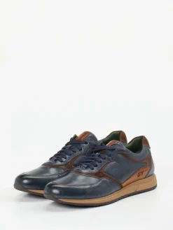 – Retro-Sneaker aus Kalbleder Dunkel*Galizio Torresi Hot