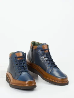 – Schnürboots aus Kalbleder marine*Galizio Torresi New