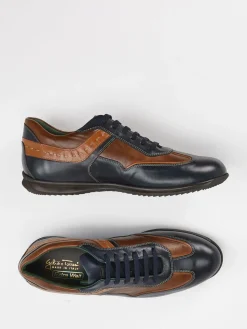 – Schnürschuh aus Kalbleder Dunkel*Galizio Torresi Sale