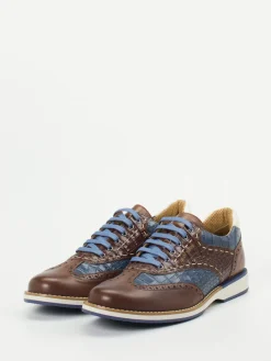 Herren Galizio Torresi – Schnürschuh aus geprägtem Leder