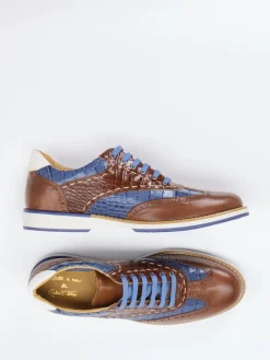 Herren Galizio Torresi – Schnürschuh aus geprägtem Leder