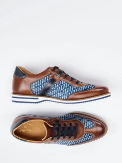 Herren Galizio Torresi – Schnürschuh aus Kalbleder cognac