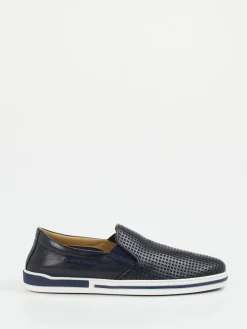 – Slip-On Sneaker aus Kalbleder Dunkel*Galizio Torresi Sale