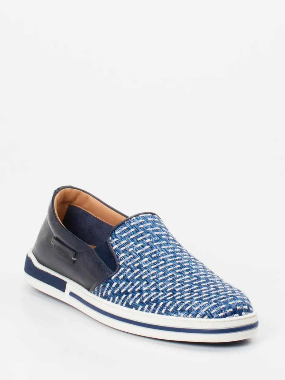 – Slip-On Sneaker aus Textil und Leder*Galizio Torresi Hot