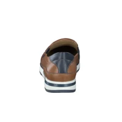 – Slipper aus geprägtem Leder cognac*Galizio Torresi Best