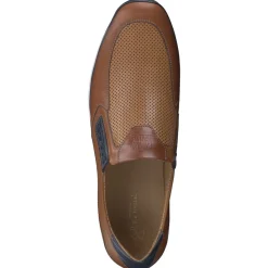 – Slipper aus geprägtem Leder cognac*Galizio Torresi Best