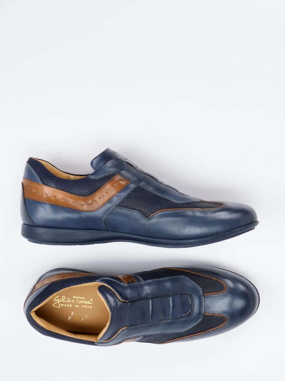 Herren Galizio Torresi – Slipper aus Kalbleder in Dunkel