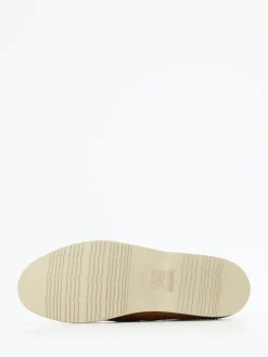 Herren Galizio Torresi – Slipper aus geprägtem Leder cognac