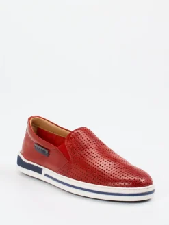 Herren Galizio Torresi – Slipper aus geprägtem Leder in