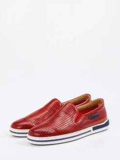 Herren Galizio Torresi – Slipper aus geprägtem Leder in