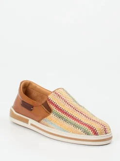 – Slipper aus Textil und Kalbleder color*Galizio Torresi Outlet