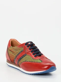 Herren Galizio Torresi – Sneaker aus Kalbleder und Textil mehrfarbig