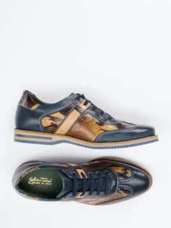 – Sneaker aus geprägtem Leder*Galizio Torresi Sale