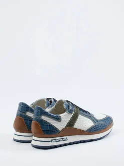 Herren Galizio Torresi – Sneaker aus geprägtem Leder creme