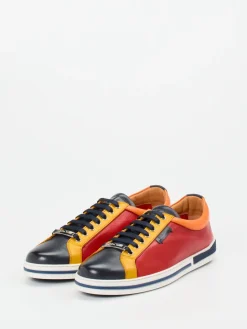 – Sneaker aus Kalbleder im Color-Blocking*Galizio Torresi Sale