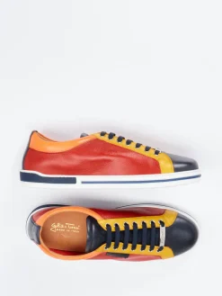 – Sneaker aus Kalbleder im Color-Blocking*Galizio Torresi Sale