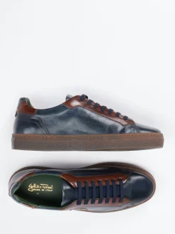 Herren Galizio Torresi – Sneaker aus Kalbleder in Dunkel