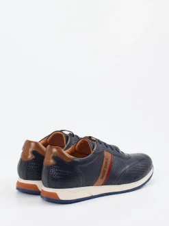 Herren Galizio Torresi – Sneaker aus perforiertem Leder Dunkel